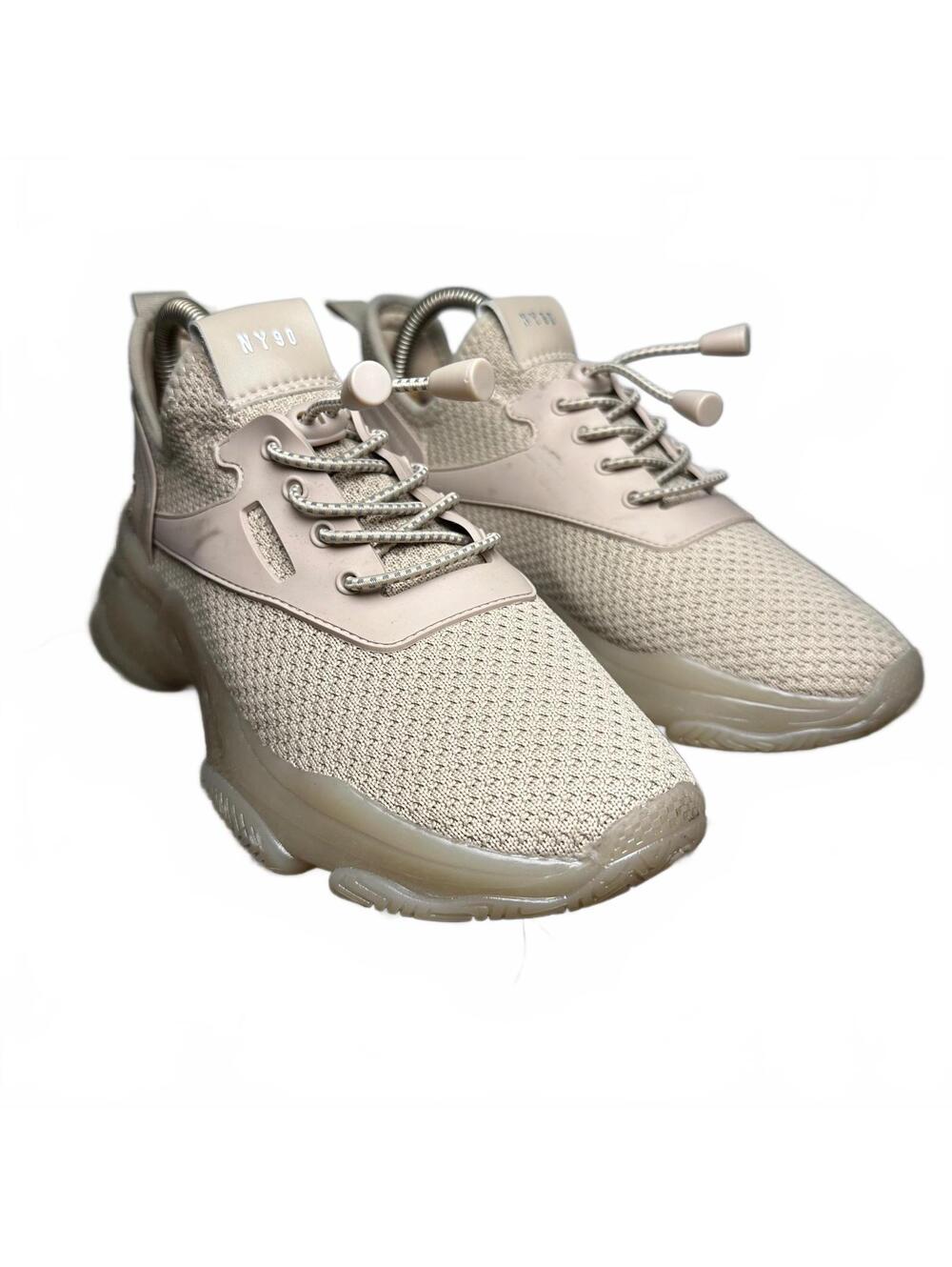 Steve Madden Myles-R NY90 Blush Multi Rhinestone Chunky Sneakers Size 8M